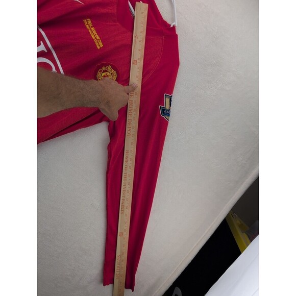 Cristiano Ronaldo #7 Manchester United NikeFIT Long Sleeve Jersey XL 2008 Final - Picture 7 of 15